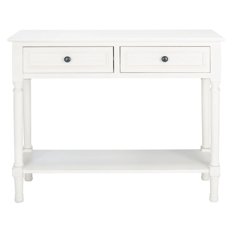 SAFAVIEH Tinnie 2-Drawer Console Table - 36 W x 13 L x 29.5 H - 36Wx13Dx30H