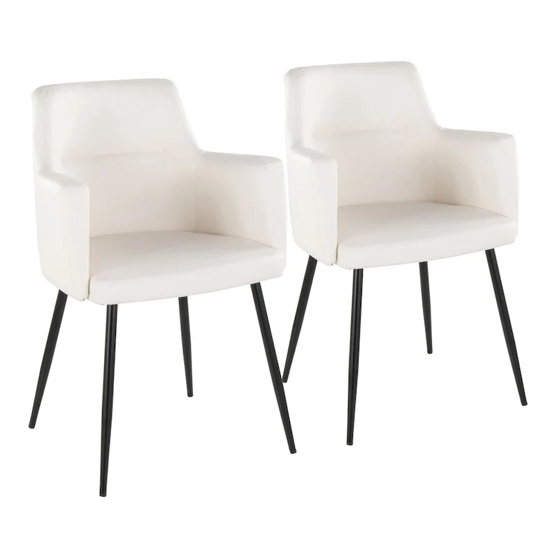 Modern-Style Dining Chairs & Accent Chairs (Set of 2)