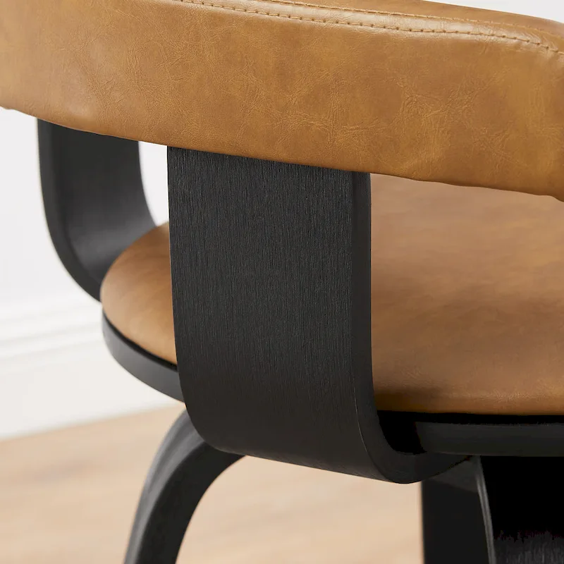 Art Leon Mid-century Modern Swivel Accent Chair