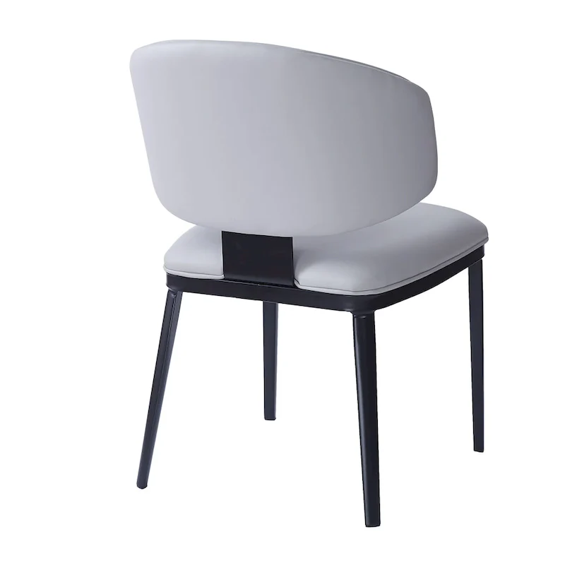 '- PU Leather Upholstered Dining Chairs
