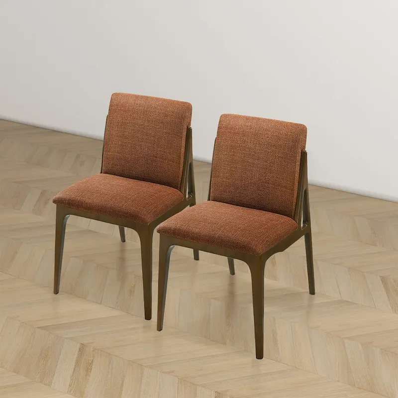 Luxury Modern Solid Wood Dining Chair (Set of 2)