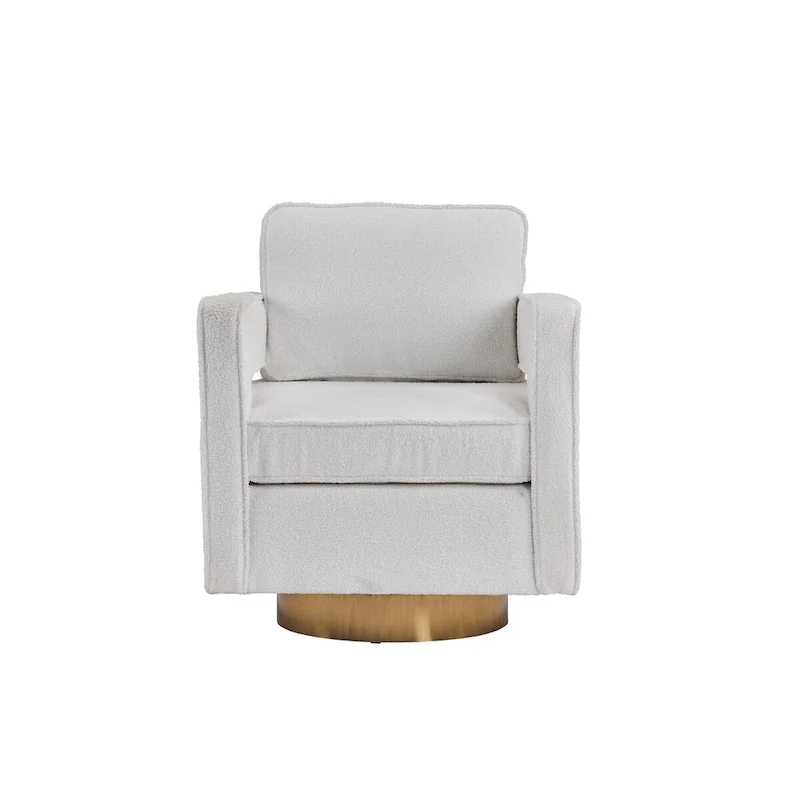 360 Degree Swivel Club Modern Accent Single Sofa Chair