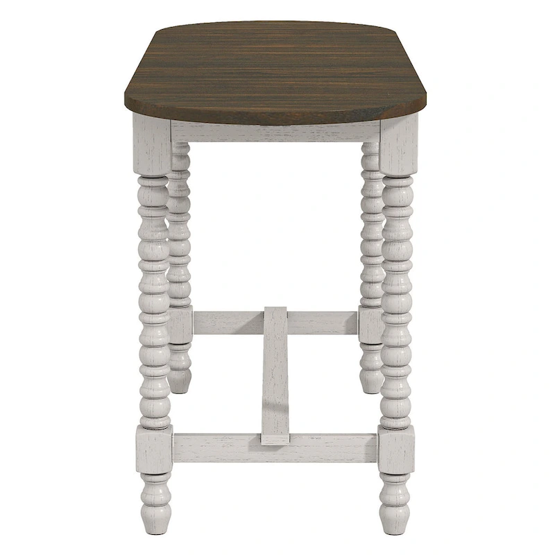 Vexl Walnut 71-inch Counter Height Table w/ Drop Leaf by Furniture of America