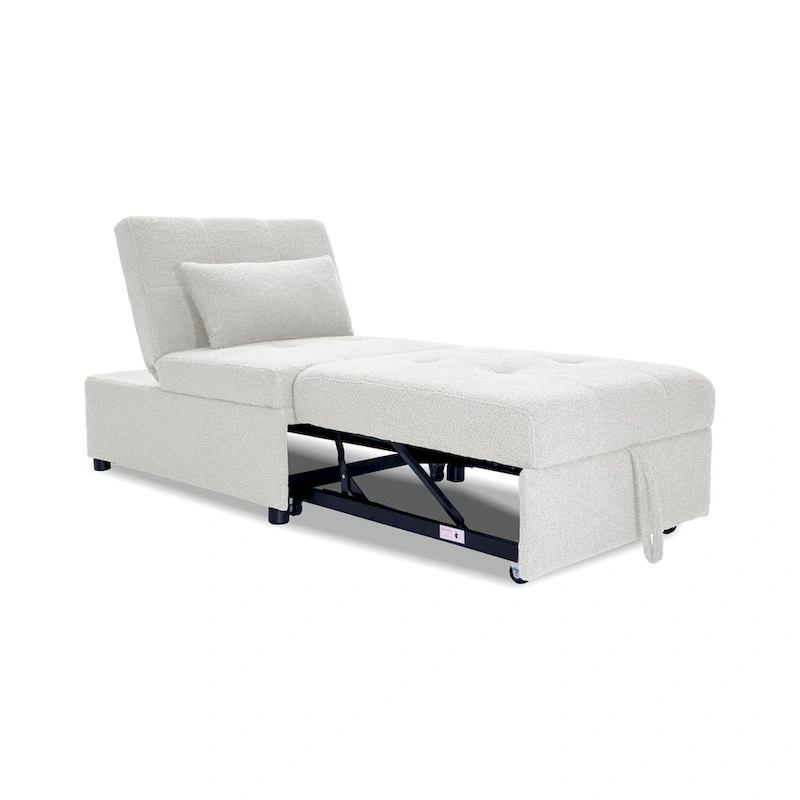 Poundex Convertible Sofa