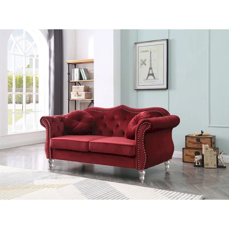 Hollywood Velvet Loveseat