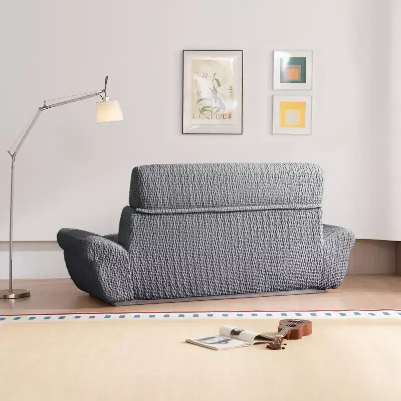 EHMKNP 2-Seater Sailboat Elliptical Sofa  High-Density Compressed Foam Luxury Living Room Couch