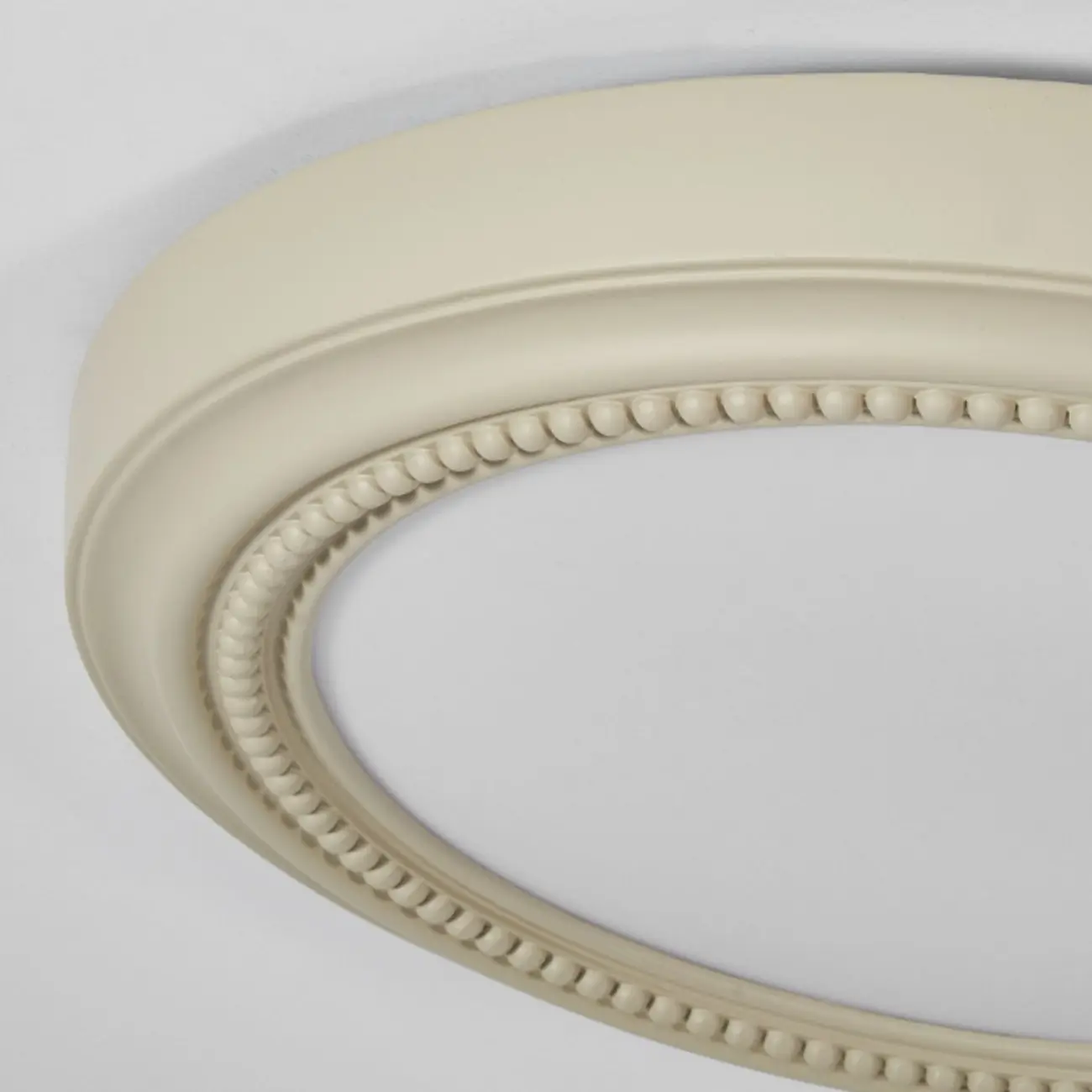 Elegant White Round Dimmable Flush Mount LED Ceiling Light