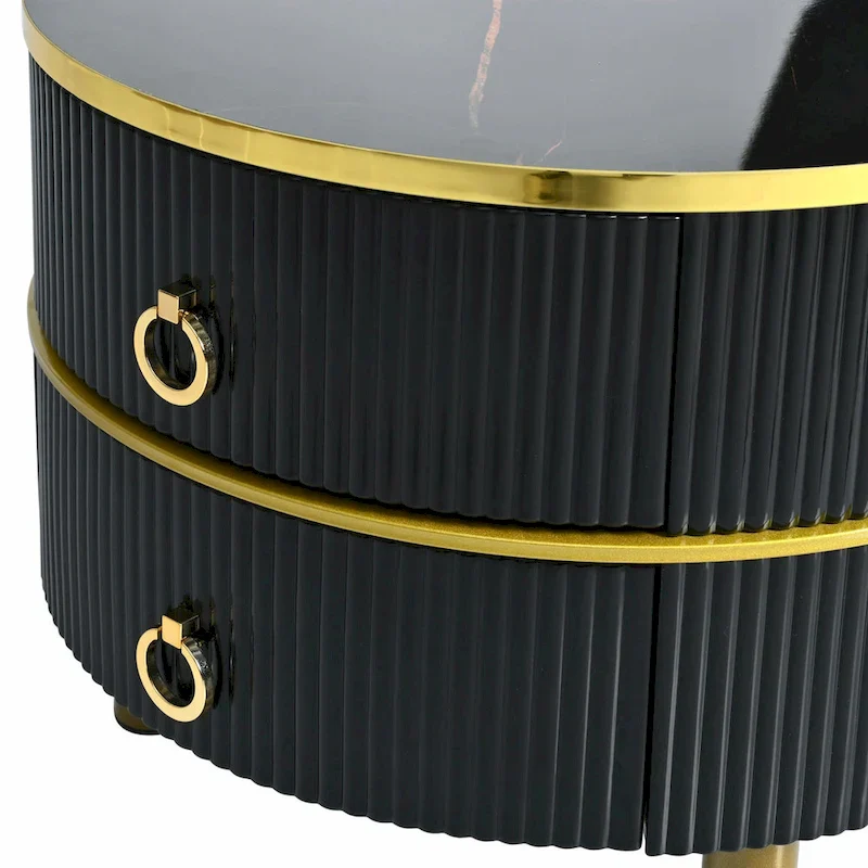 Nesting Coffee Table Set with 2 Drawers