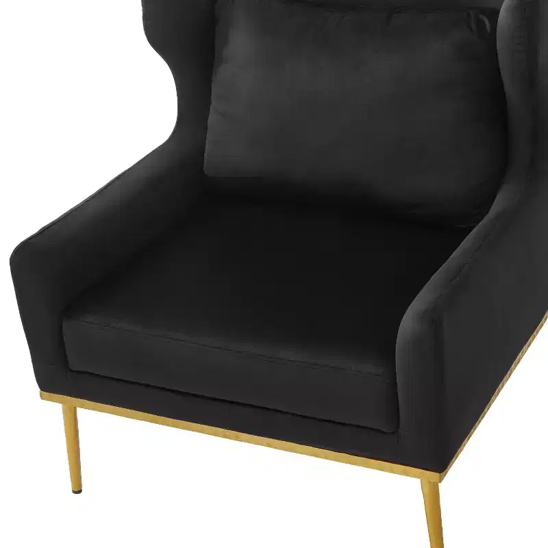 Christopher Knight Home Galina Modern Velvet Armchair with Pillow