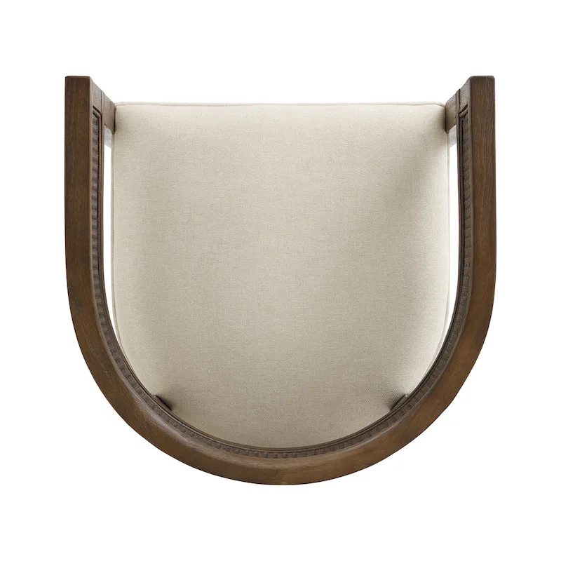 Halea Farmhouse Rubberwood Dining Chairs with Cane Back (Set of 2) by