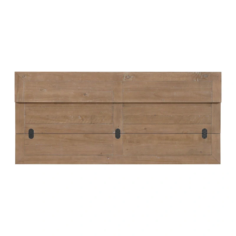 Napa 60 Solid Wood Pedestal Flip-top Sofa Console Table