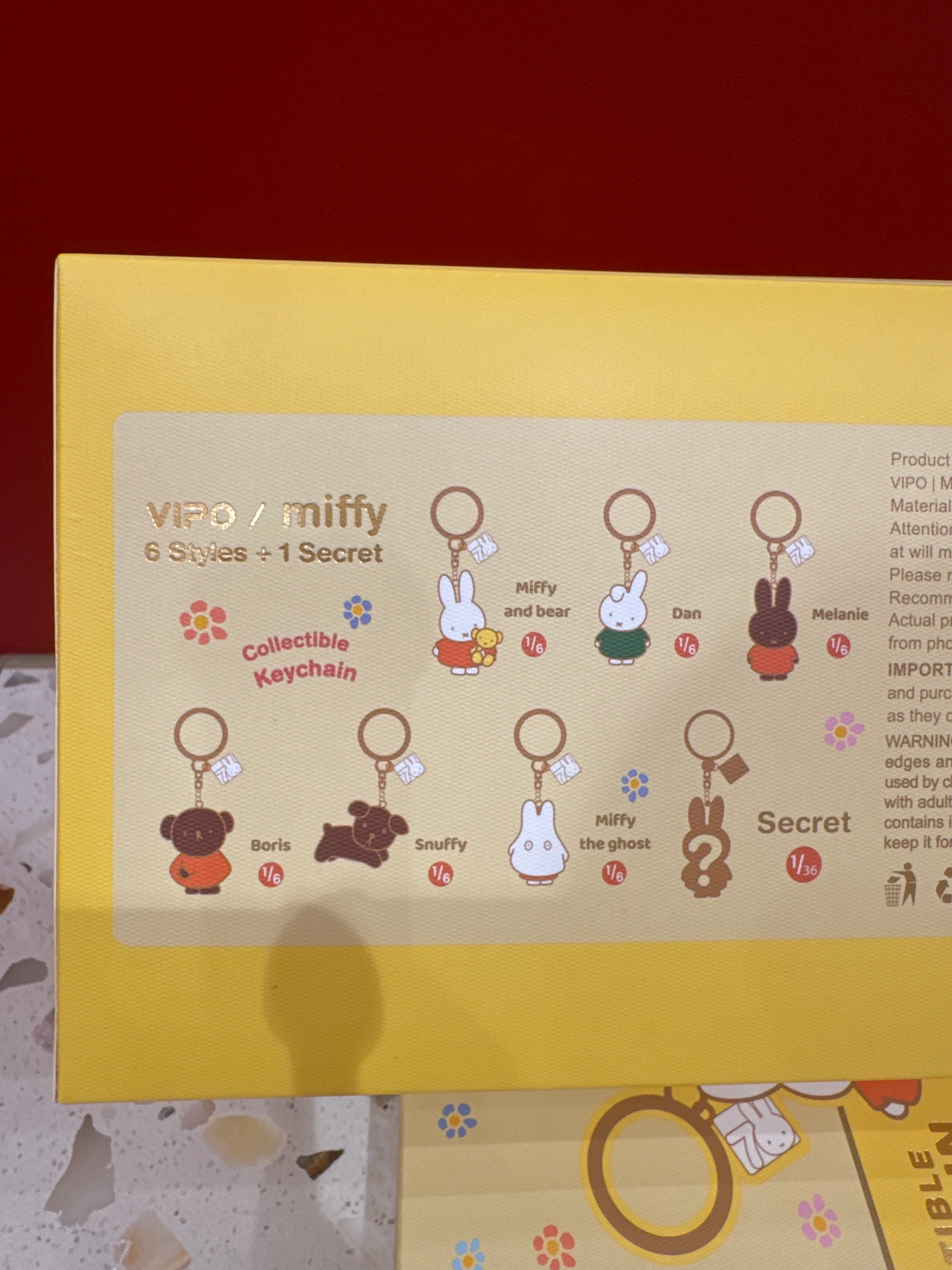 Miffy Blind Box: 70th Keychain