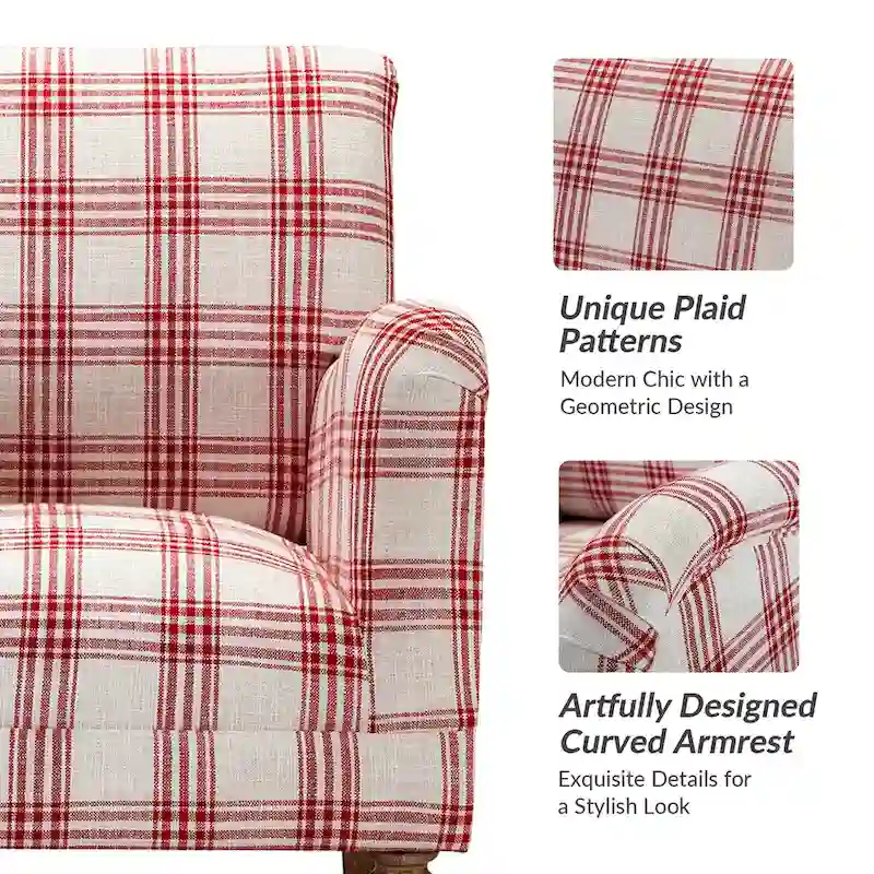 Mandan 29.5 Wide Traditional Accent Armchair with Solid Wood Legs Set of 2 by HULALA HOME