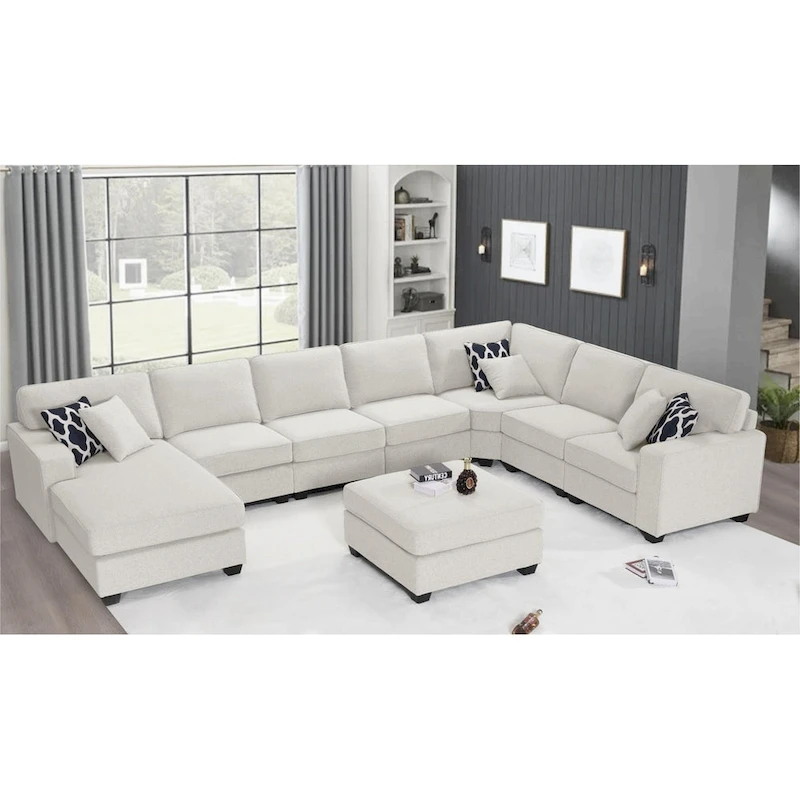 Flexible Combination Module Reversible Sectional Sofa