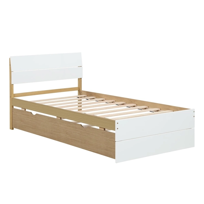 Modern Twin Bed Frame With Trundle