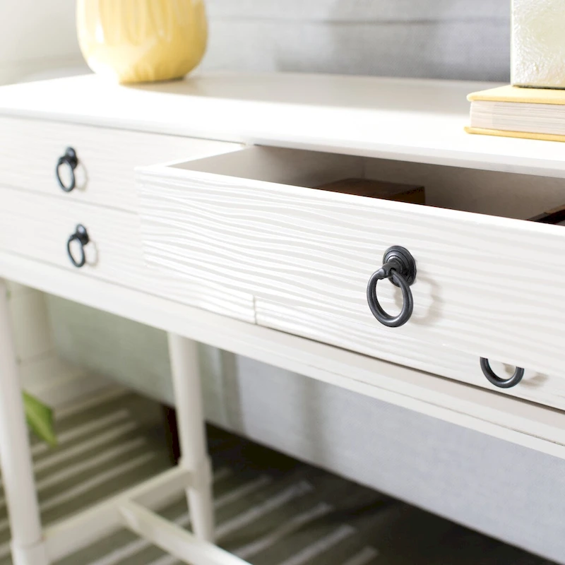 SAFAVIEH Beaulah 4-Drawer Console Table - 42 W x 13 L x 29.5 H - 42Wx13Dx30H