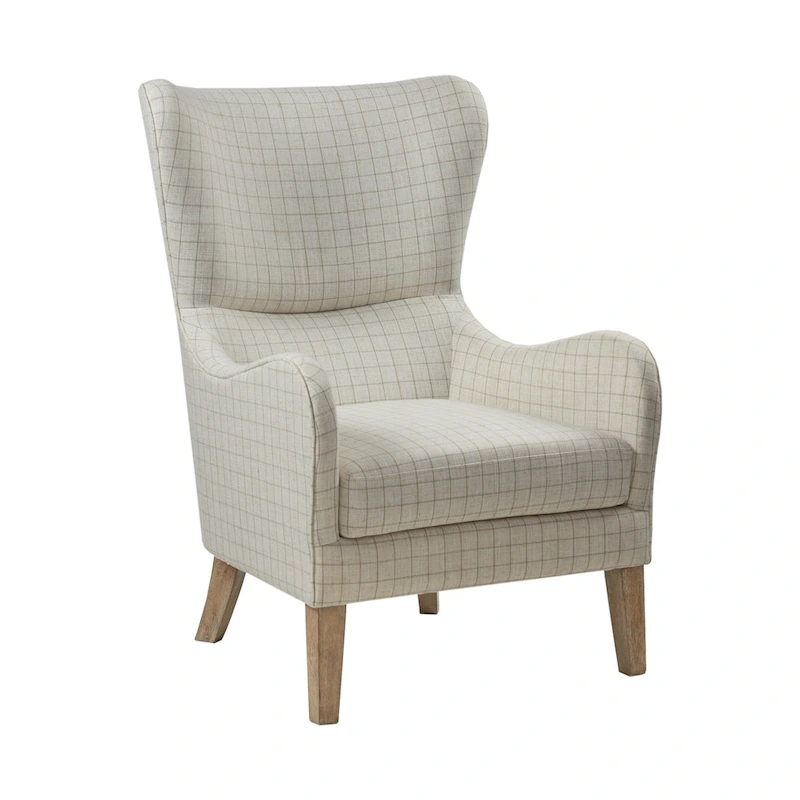 Madison Park Leda Swoop Wing Chair