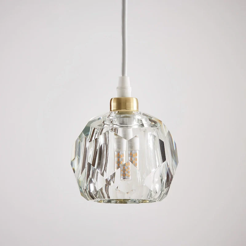 Galway Round Crystal LED Pendant / Chandelier by iNSPIRE Q Bold