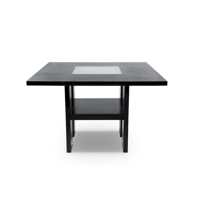 Blanton Modern Black Wood 9-Piece Counter Height Dining Set by Furniture of America