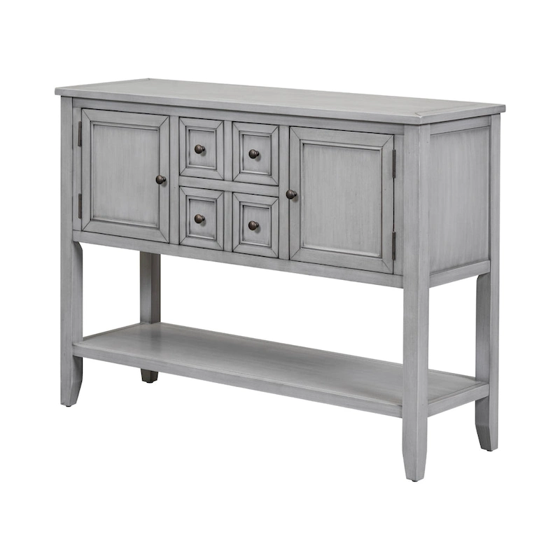 Buffet Sideboard Console Table with Bottom Shelf
