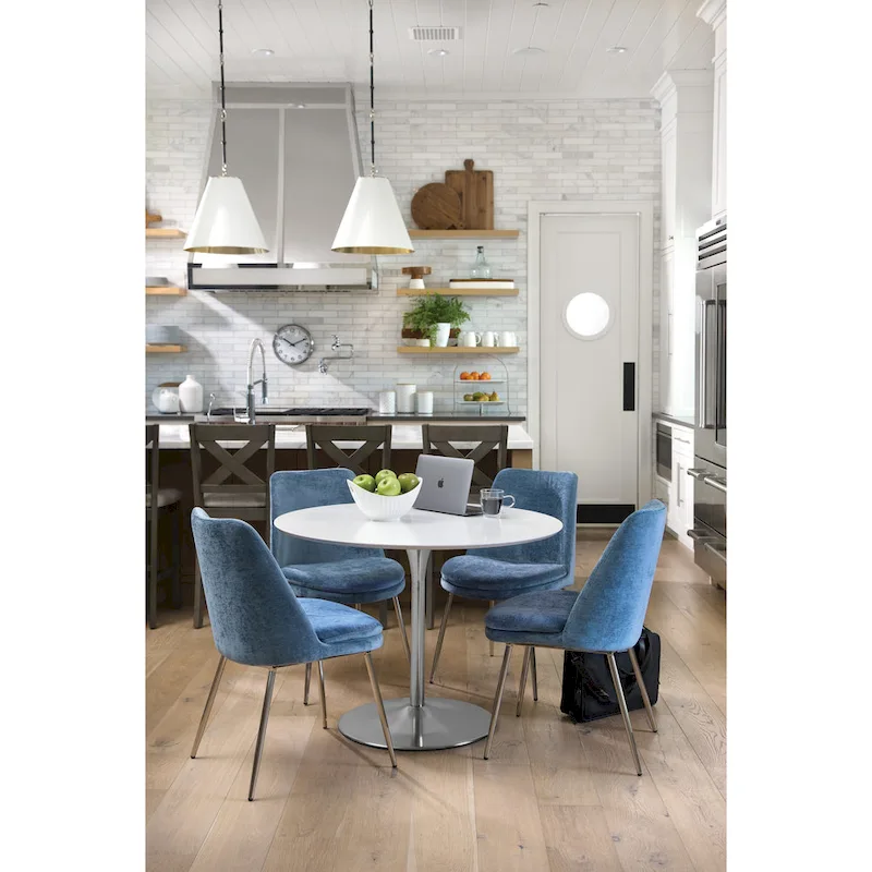 41.25  x 41.25  Flower Round Dining Table