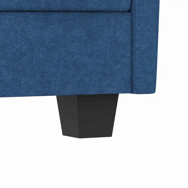 Christopher Knight Home - Noah Large 3-Seater L-Shaped Sofa with Movable Ottoman and Armrest Pockets, Fabric Upholstery