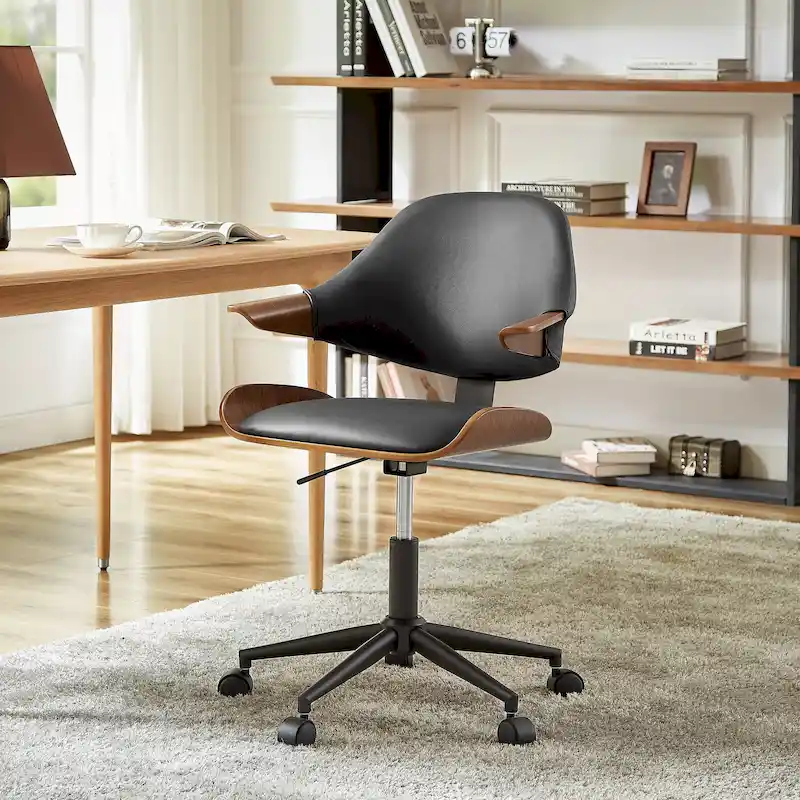 Adjustable and Rolling Desk Chair