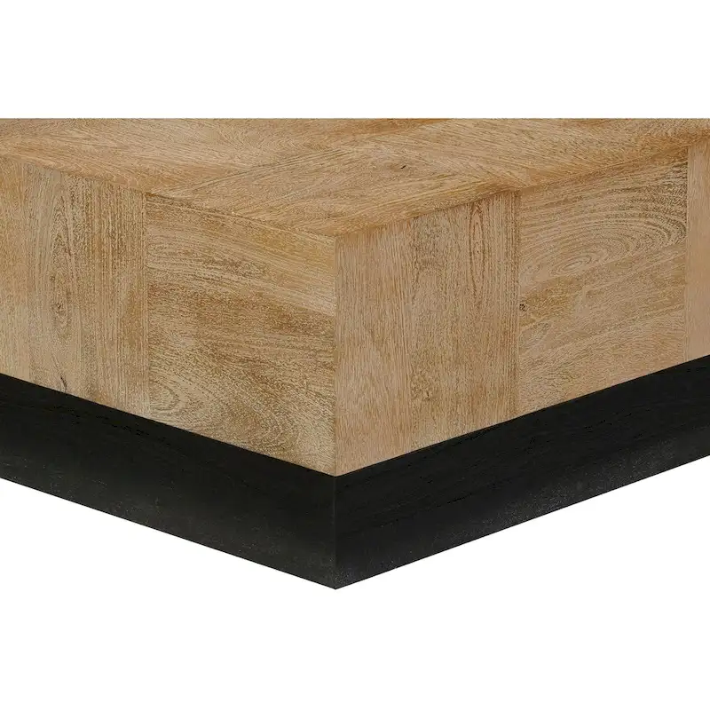 Caden 2-piece Solid Wood Living Room Table Set