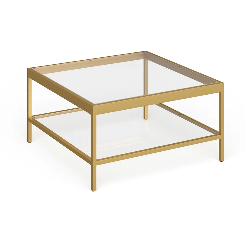 Metal and Glass Coffee Table