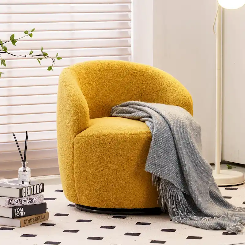Swivel Accent Armchair Barrel Chair