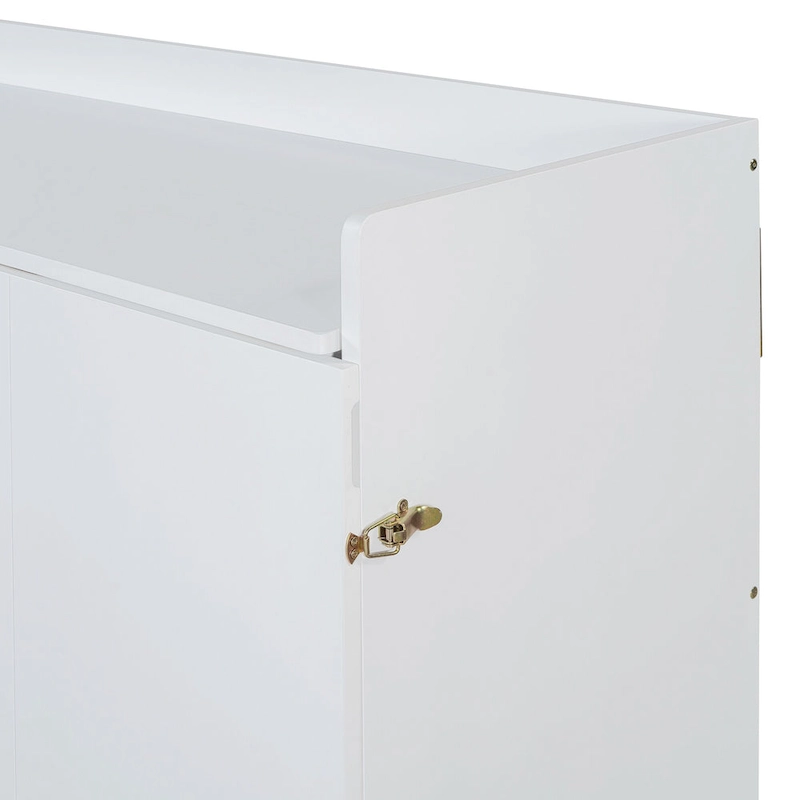 Queen Murphy Bed with Cabinet Design, Multi-Functional, 400lb Capacity