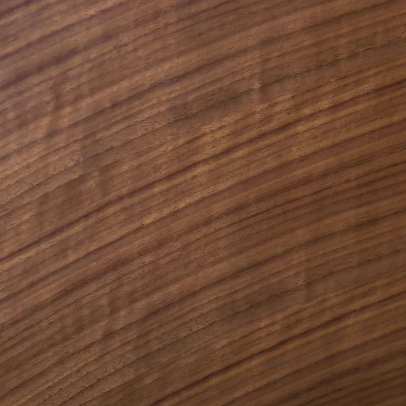 Furniture of America Beau I Mid-century 2-Pack Walnut Dining Chair Set with Boucle Seats