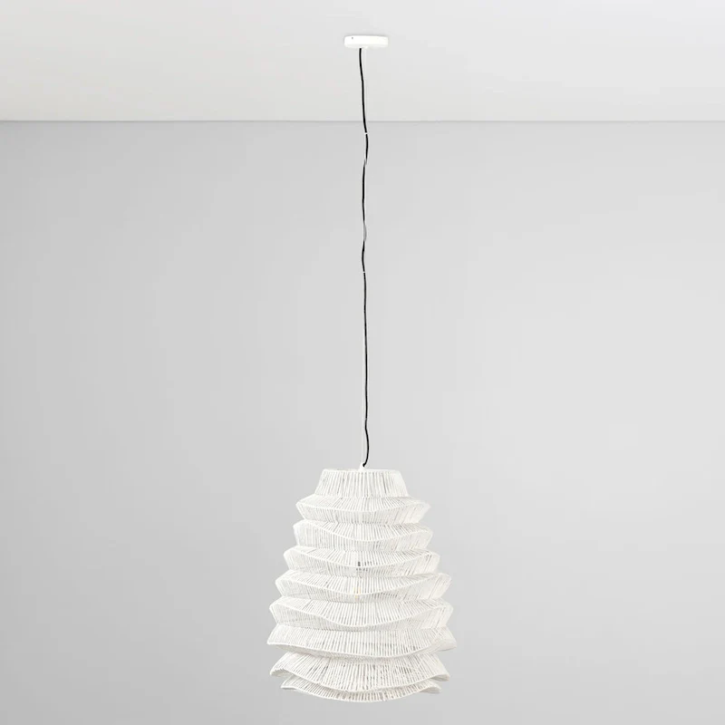 Barlow 1-Light Rattan Woven Pendant By Kosas Home