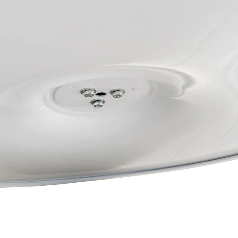 Round Dining Table with Metal Base – White Marble / Black Marble / Oak+Black / Black / White / Natural+White, Seats 2-4