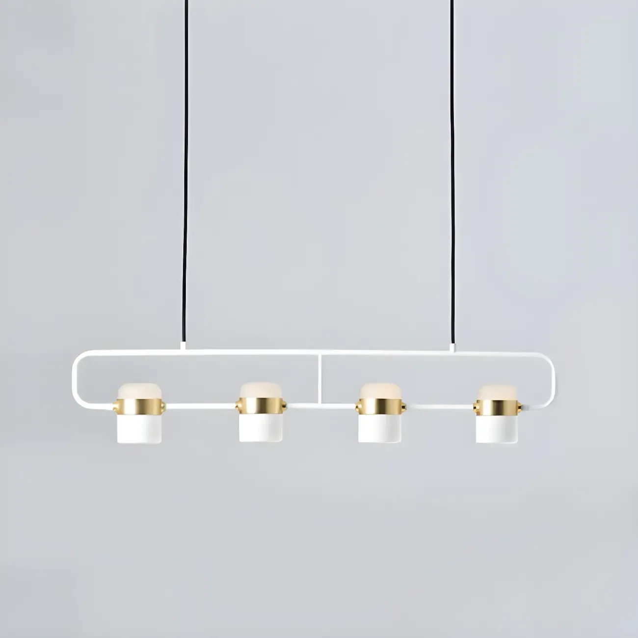 Kitchen Modern Black Cylinder Pendant Light