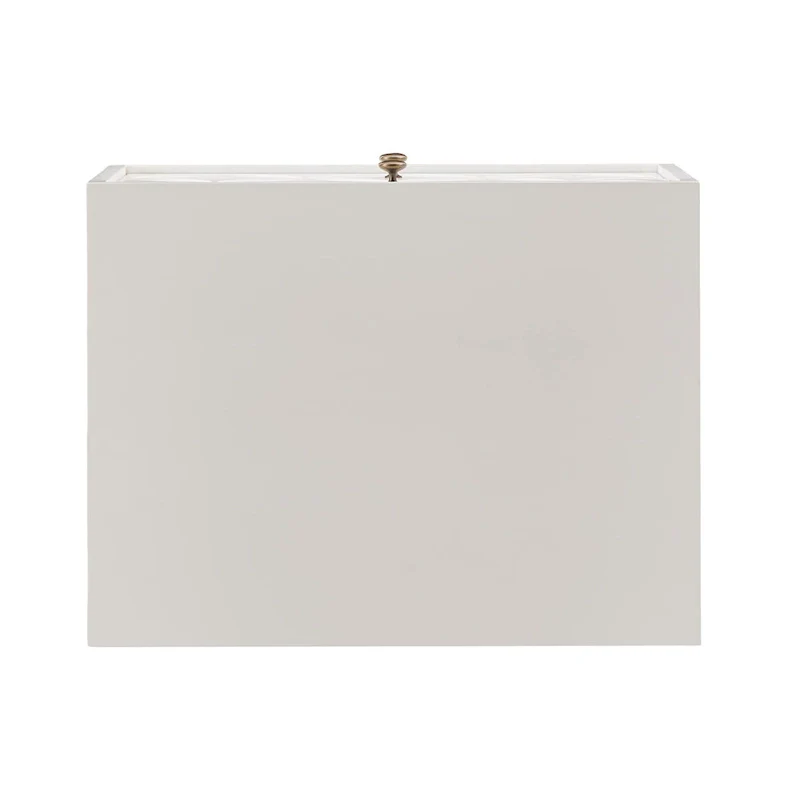 Arched Diamond 2- Drawer Gold Metal End Table