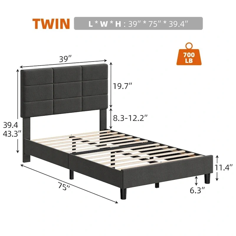 Bed Frame with Headboard