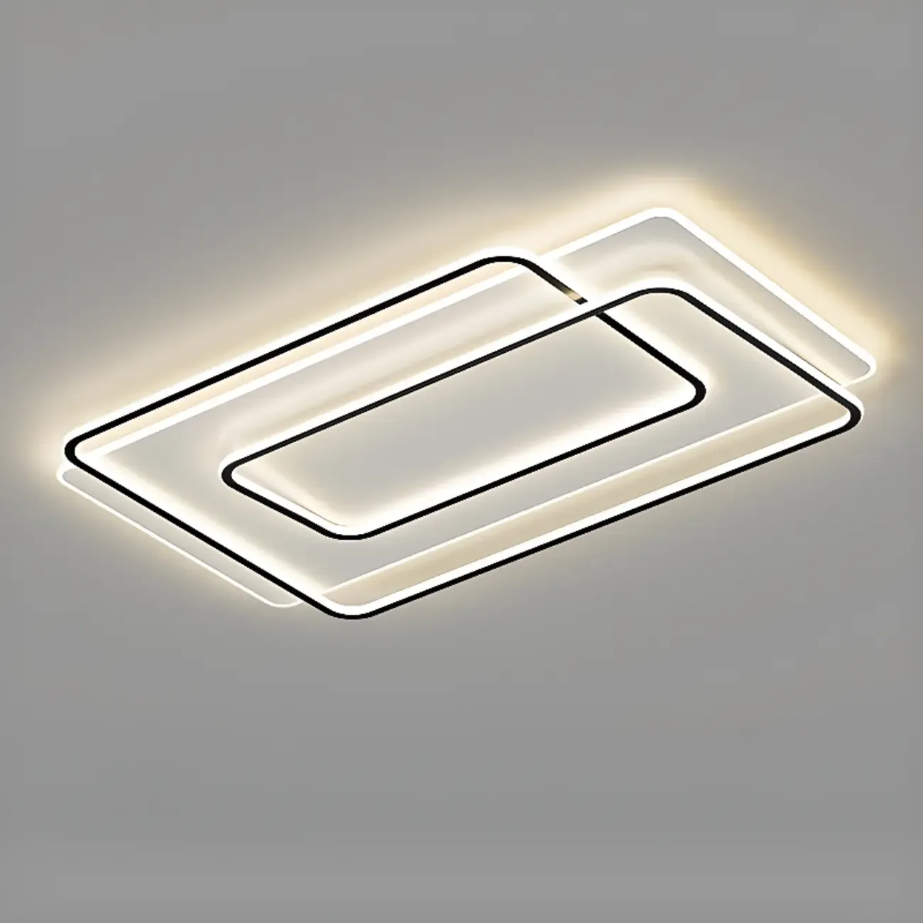 Modern LED Flush Ceiling Light with Third Gear Dimming