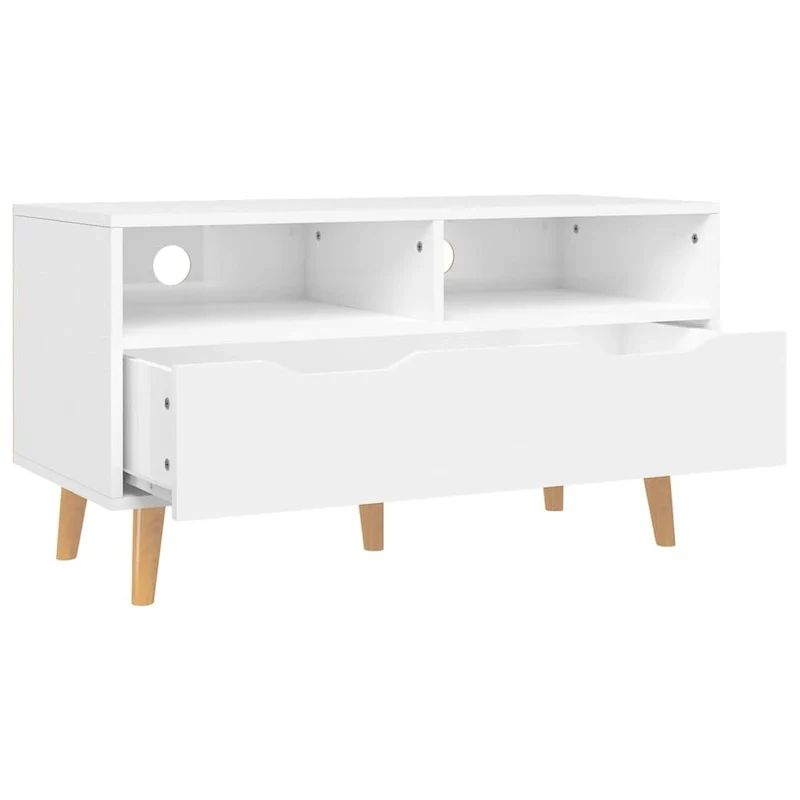 vidaXL TV Stand TV Console Sideboard TV Unit Home Media Unit Engineered Wood - 35.4  x 15.7  x 19.1