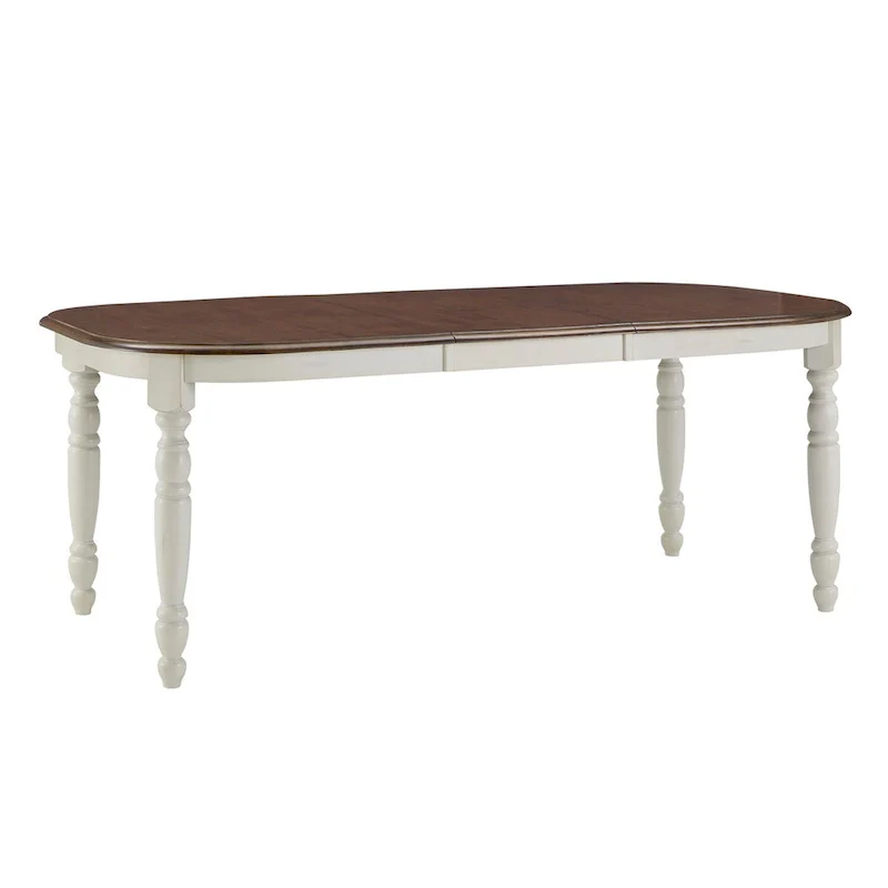 Mackenzie Country Antique Two-tone Dining Table by iNSPIRE Q Classic