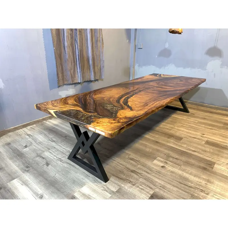 Sundaland 118  Large Slap Live Edge Dining Table