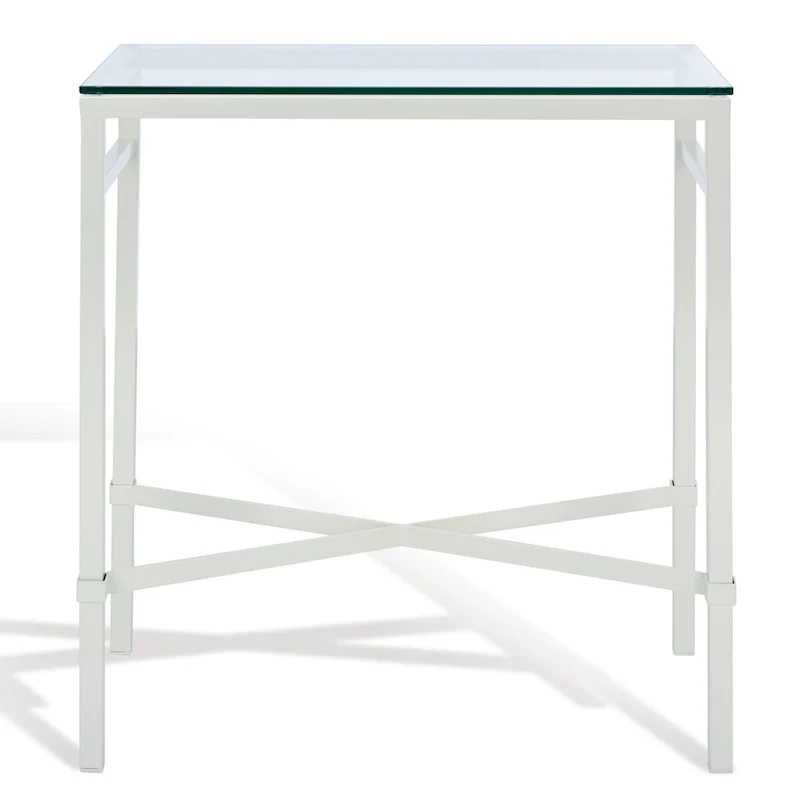 SAFAVIEH Couture Vallie Side Table - 22 W x 13 D x 25 H - 22Wx13Dx25H