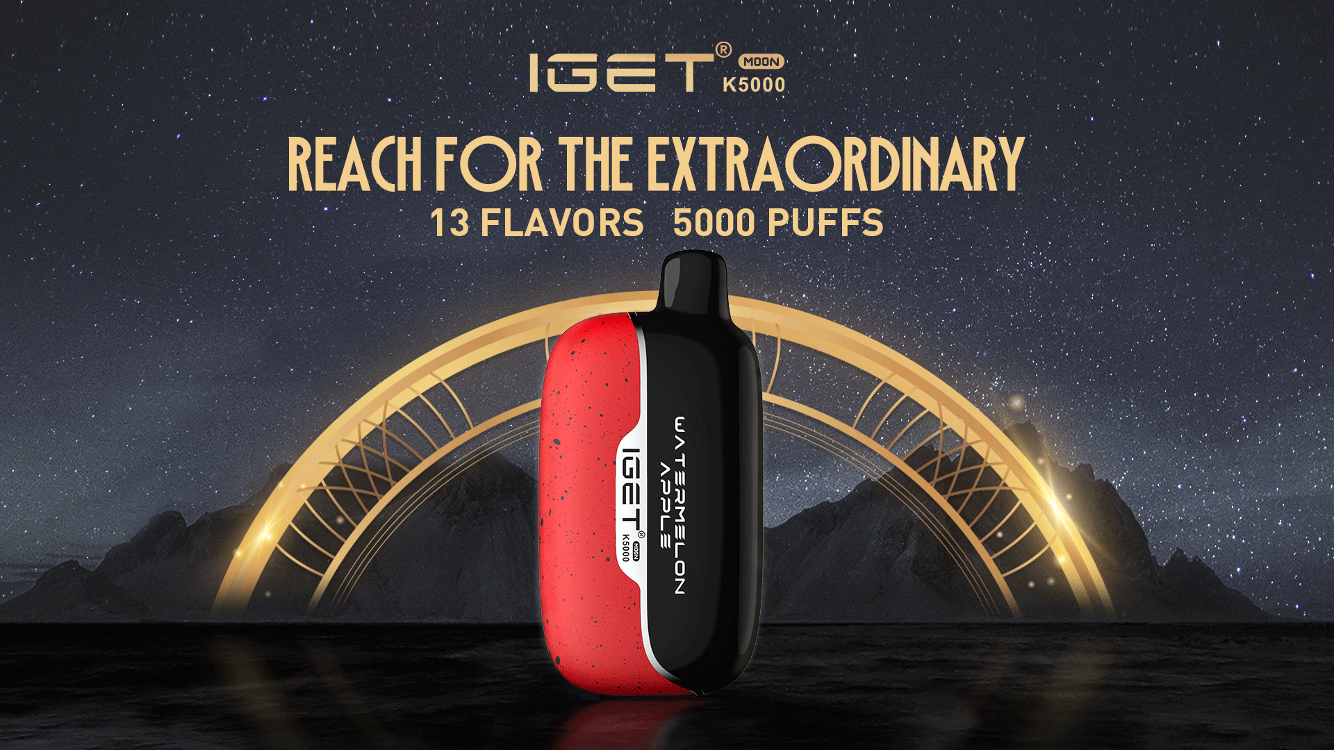 IGET Moon K5000 puffs 20 Flavors NEWEST