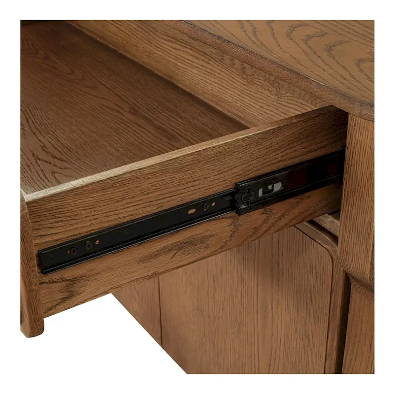 Bastian, Sideboard With drawers, Warm Brown - 78.5W x19.76D x32H