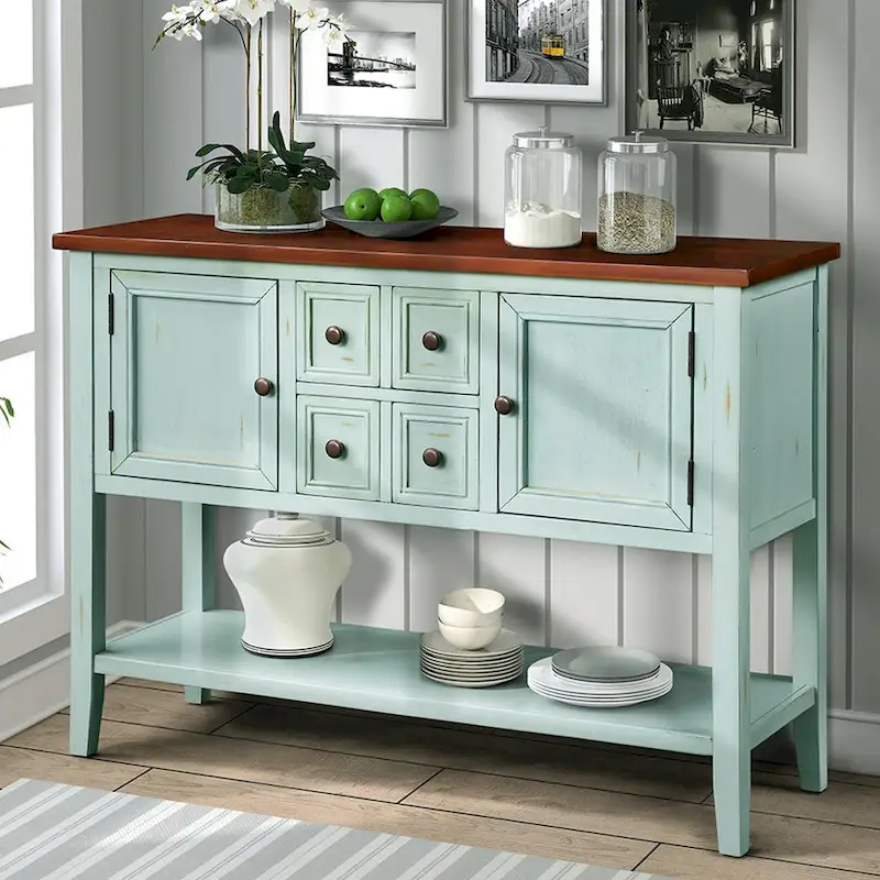 GZMR Cambridge Series Buffet Sideboard Console Table Retro Design