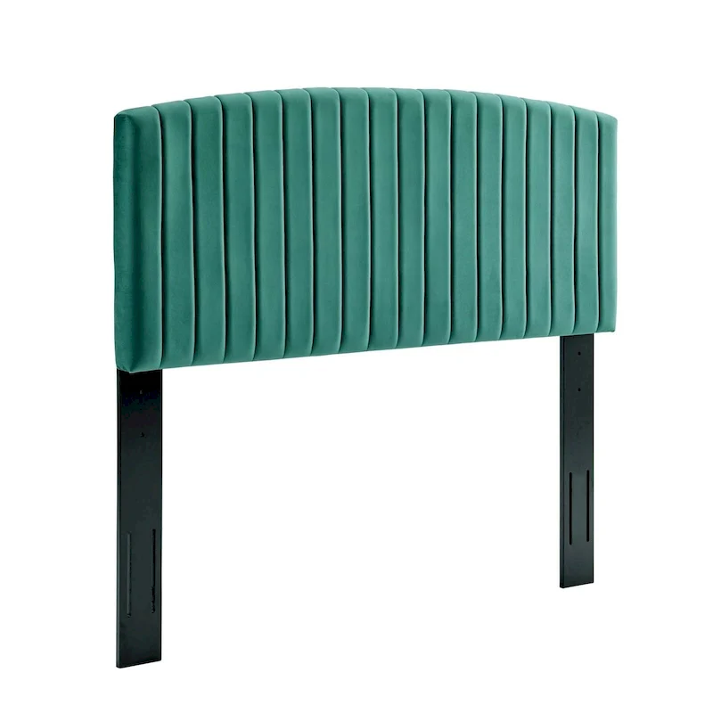 Silver Orchid La Marr Velvet Full / Queen Headboard