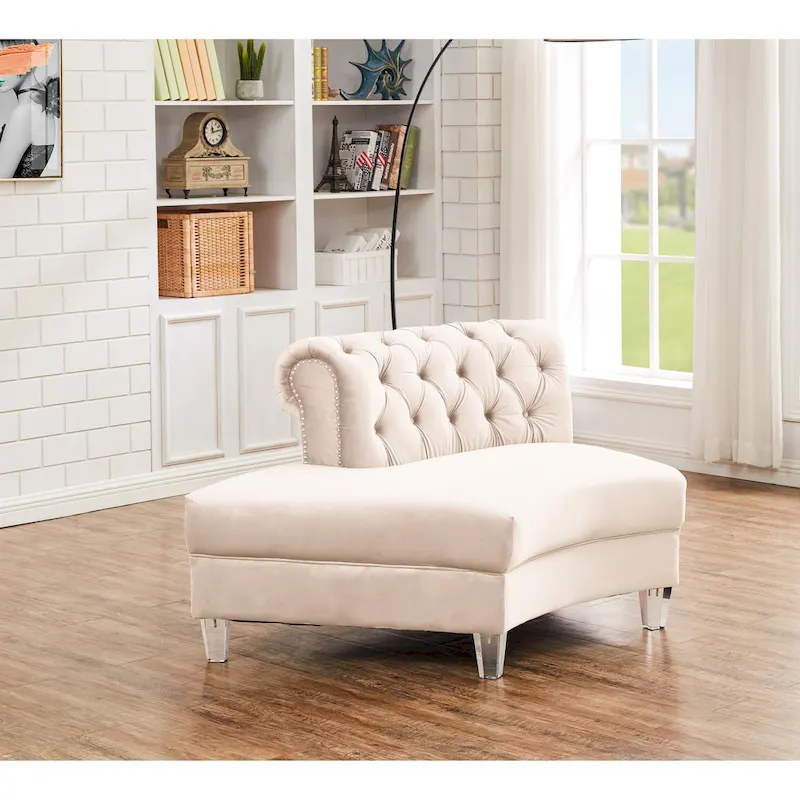 138.6 Velvet curved sofa Symmetrical Modular Sectional