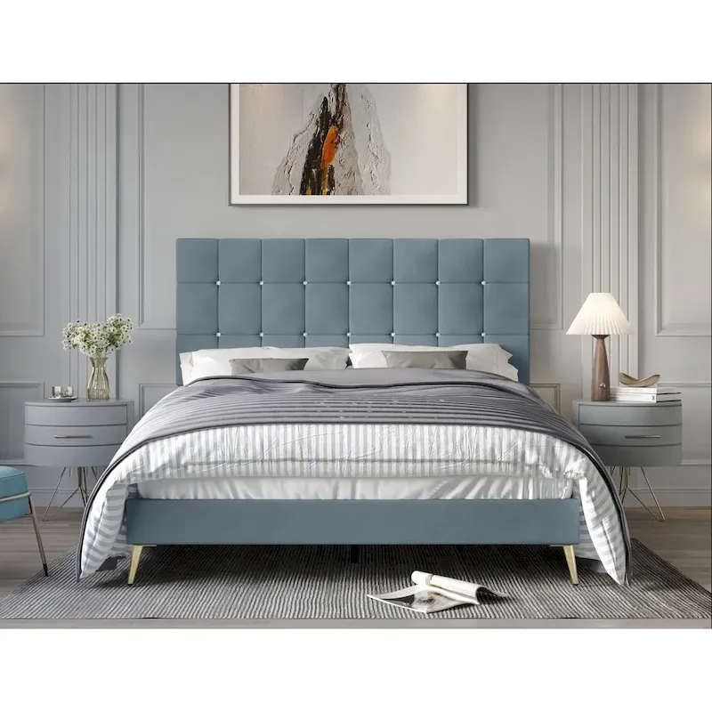 Marcella Upholstered Panel Bed