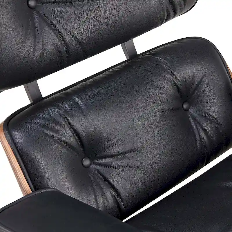 Mid Century Modern Leather Lounge Chair Armchair Recliner