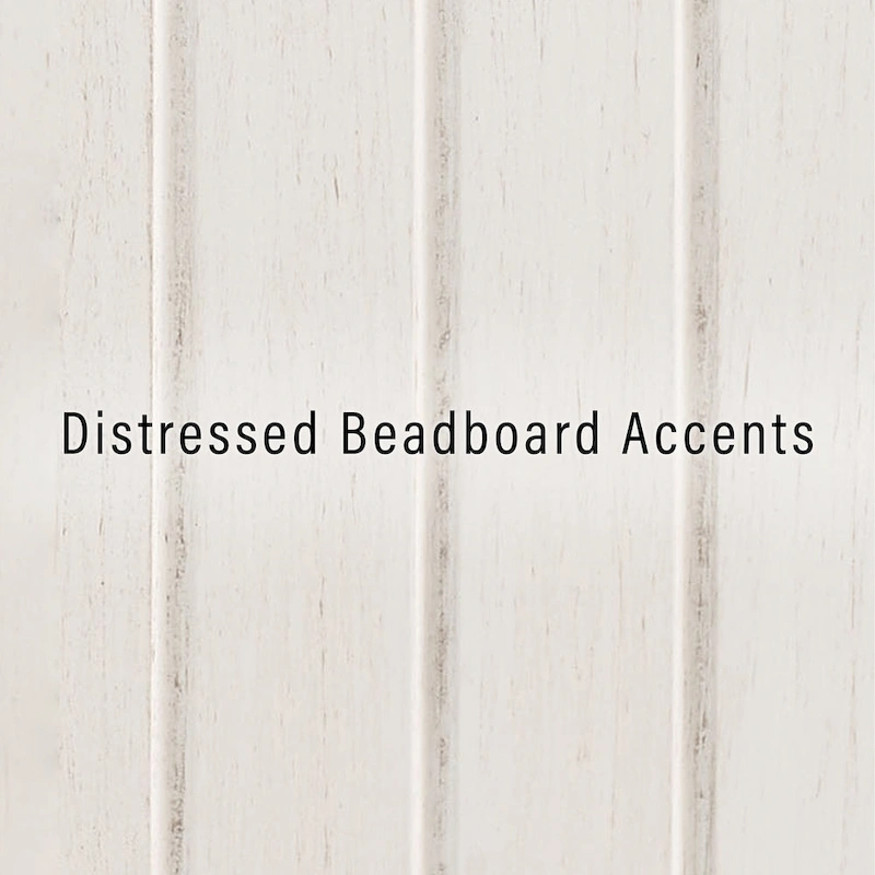 Crosley Seaside Distressed White Kitchen Pantry